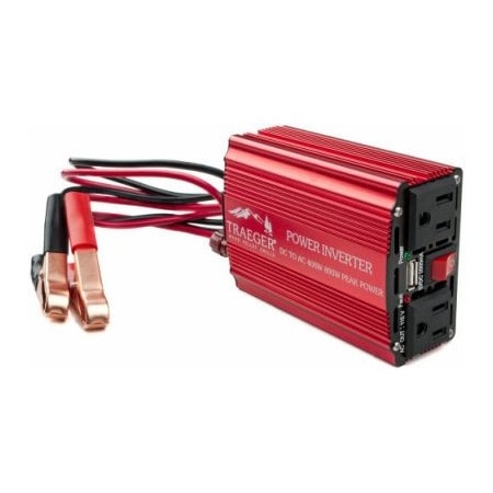 Traeger Power Inverter, 400 W Peak, 400 W Continuous, 2 Outlets BAC287